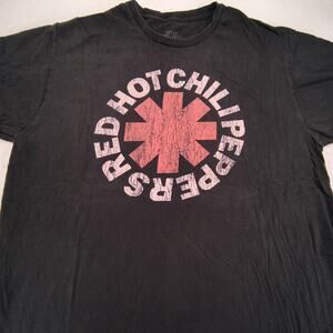 Red Hot Chili Peppers Band Graphic Shirt Adult Mens Size Extra Large XL Black